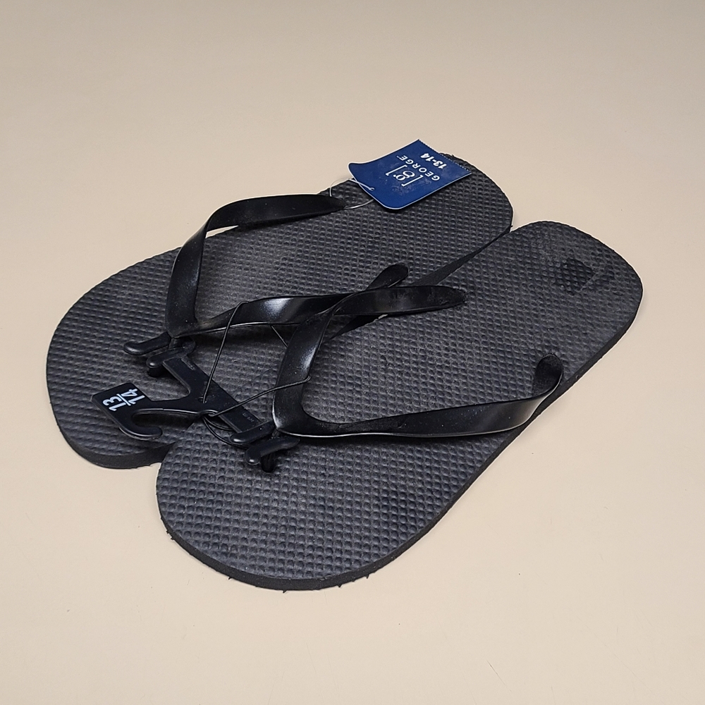 George beachwear flip flops size 13-14